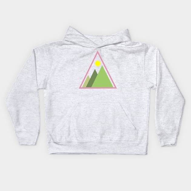 triangle series Kids Hoodie by EmreDesign